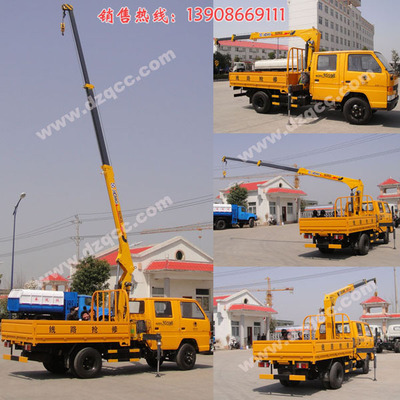 江鈴2噸至4噸隨車起重運輸車 高效多能的移動裝卸解決方案